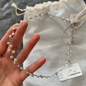 NWT Wedding Hair Vine with Pearls